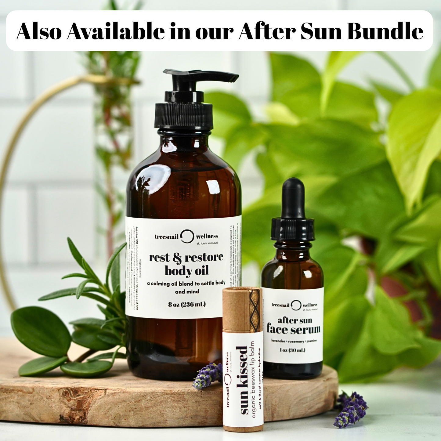 This is also available in the Natural After Sun Bundle by Treesnail Wellness.