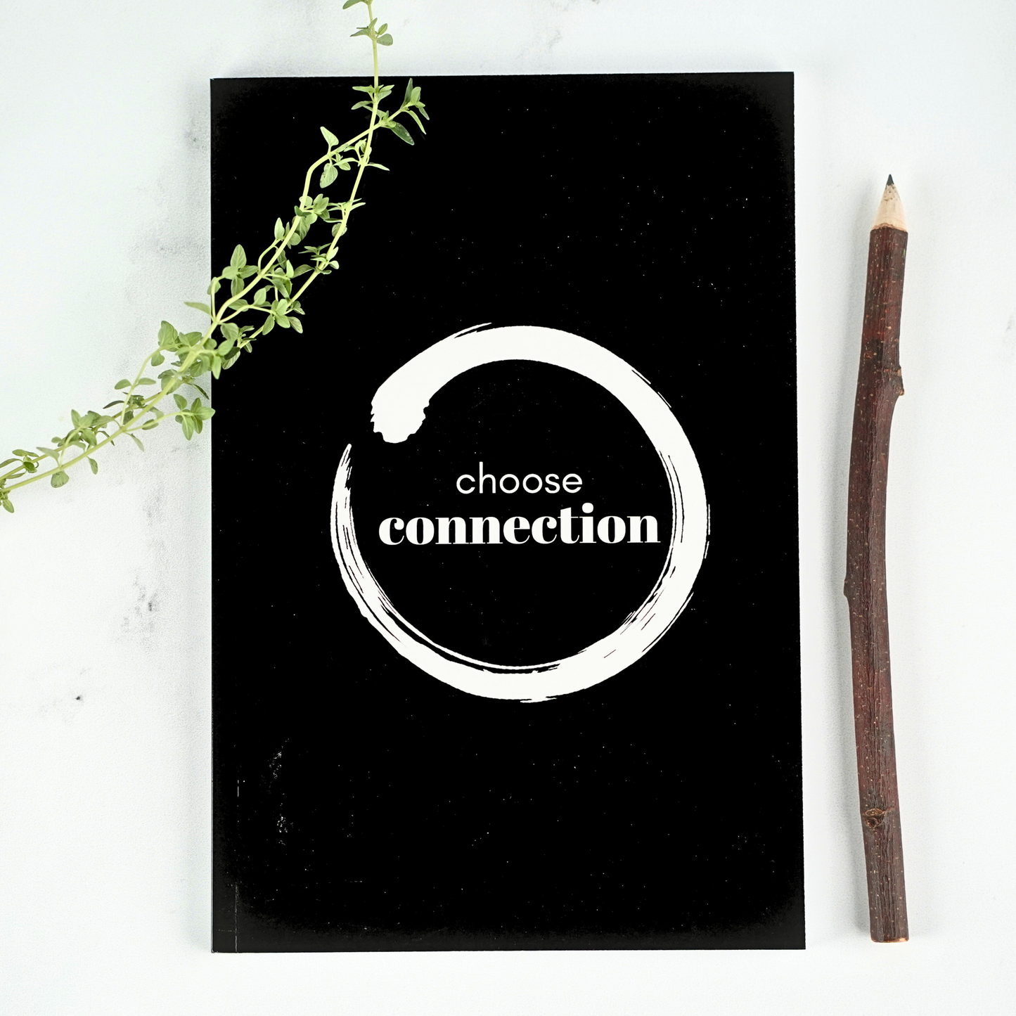 The Choose Connection Affirmation Notebook by Treesnail Wellness