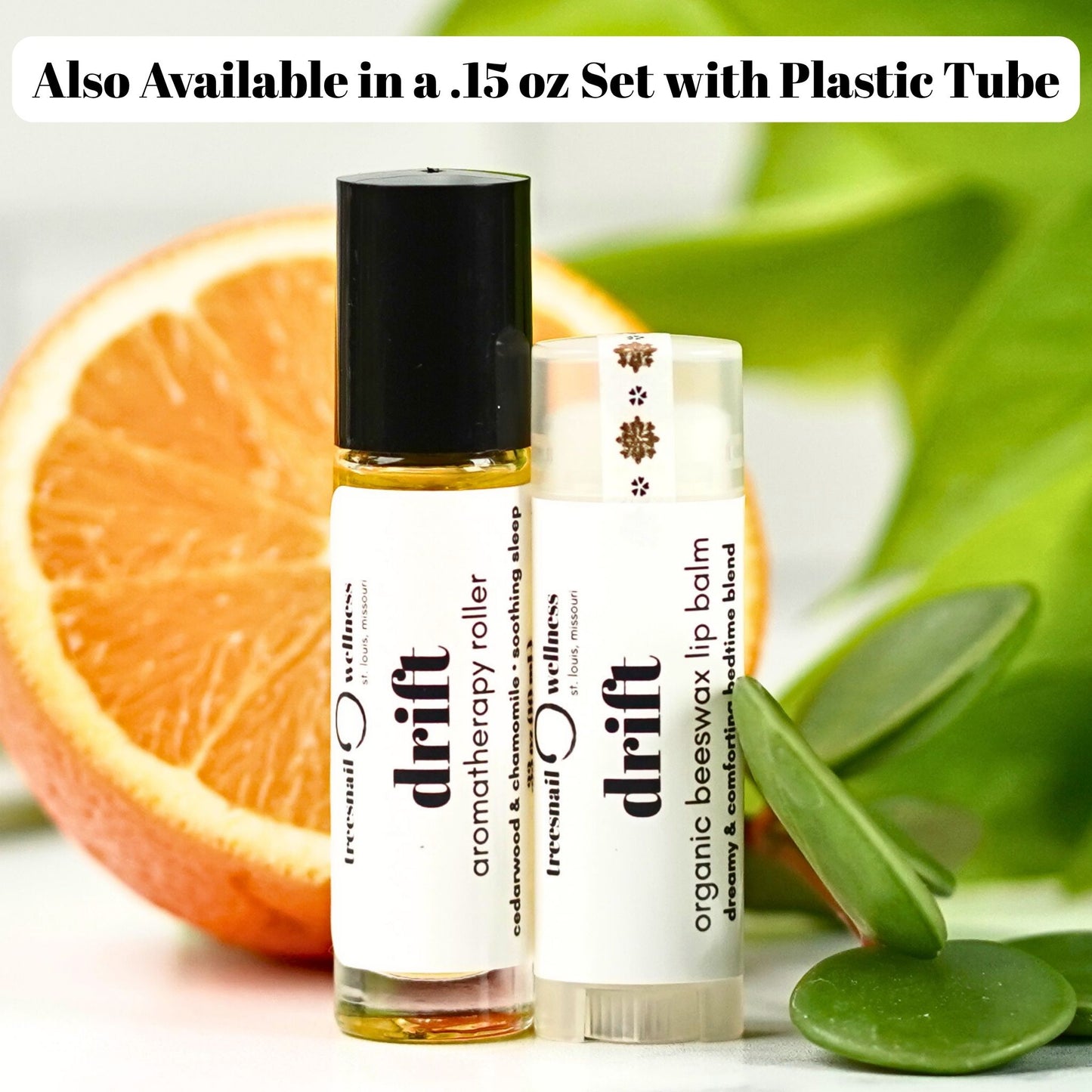 This bedtime aromatherapy gift set is also available in a smaller .15 oz version.