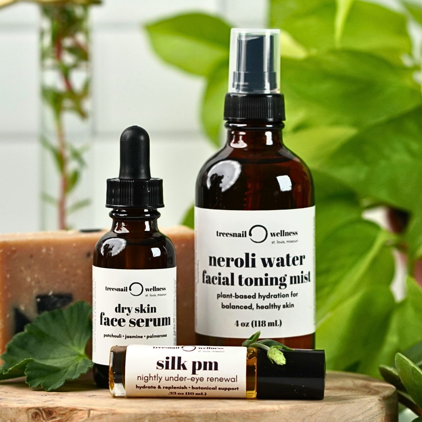 Dry Skin Natural Skincare Bundle by Treesnail Wellness