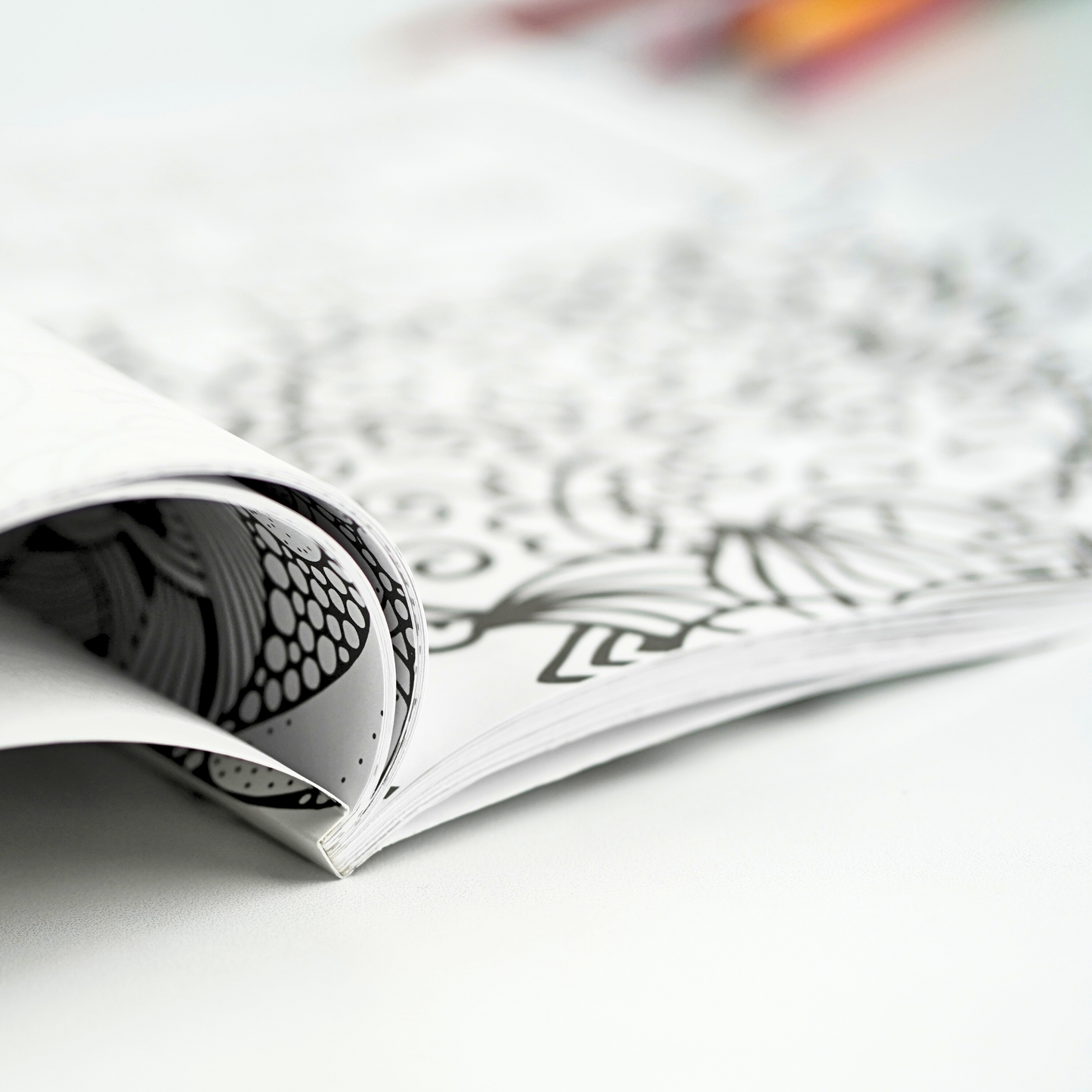 The Children's Affirmation Coloring Book is a softbound publication with single-sided coloring sheets.