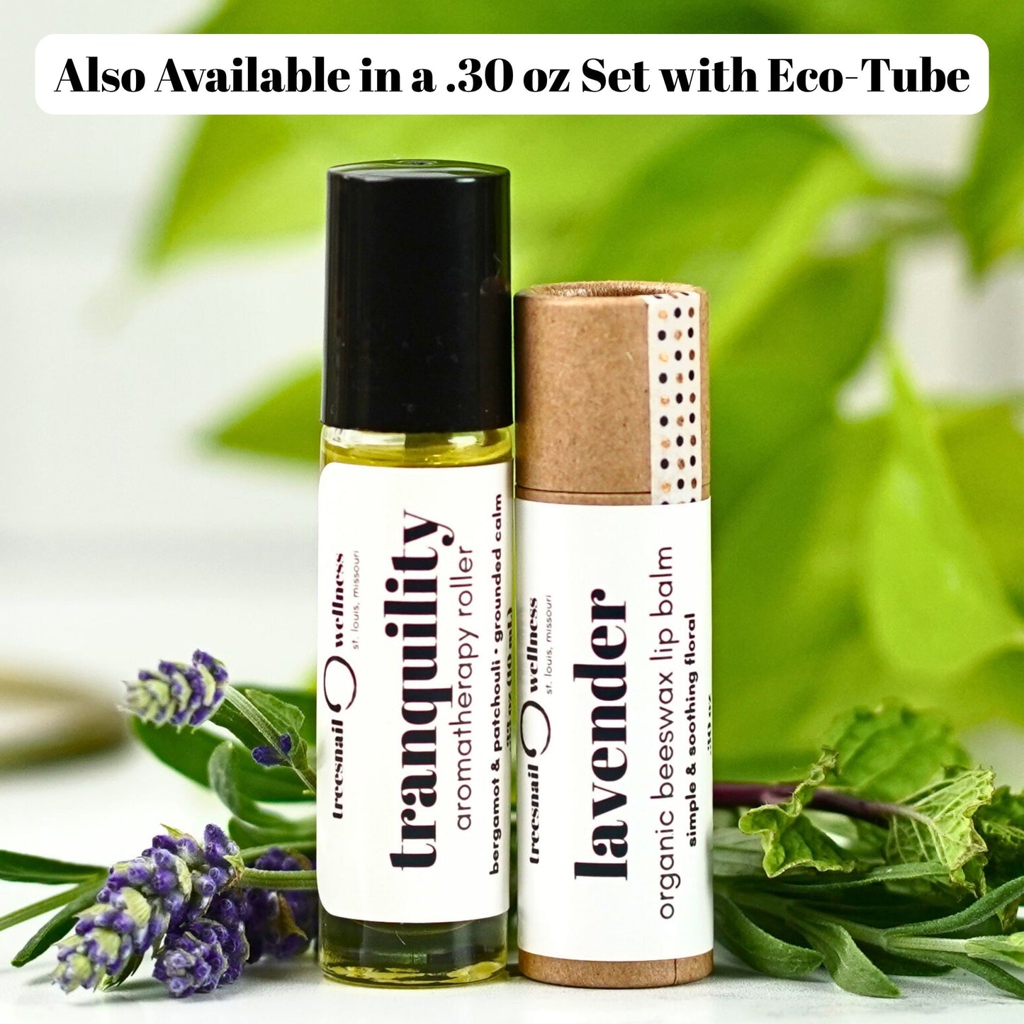 Also available in another set with a larger .30 oz eco-friendly paperboard tube.