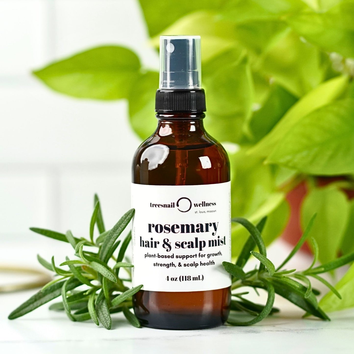 Rosemary Water Hair and Scalp Mist by Treesnail Wellness