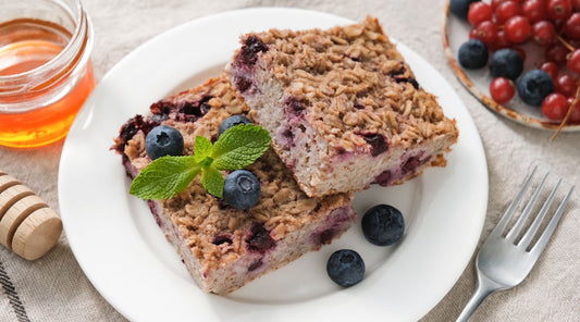 Blueberry-Oatmeal Breakfast Bars Recipe