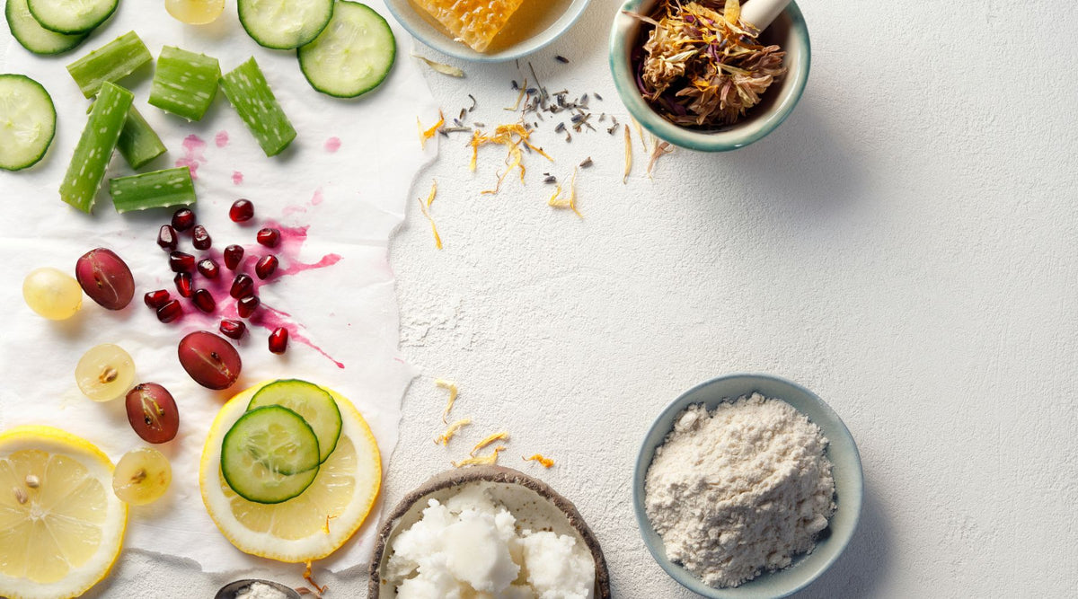 holistic skincare ingredients and foods