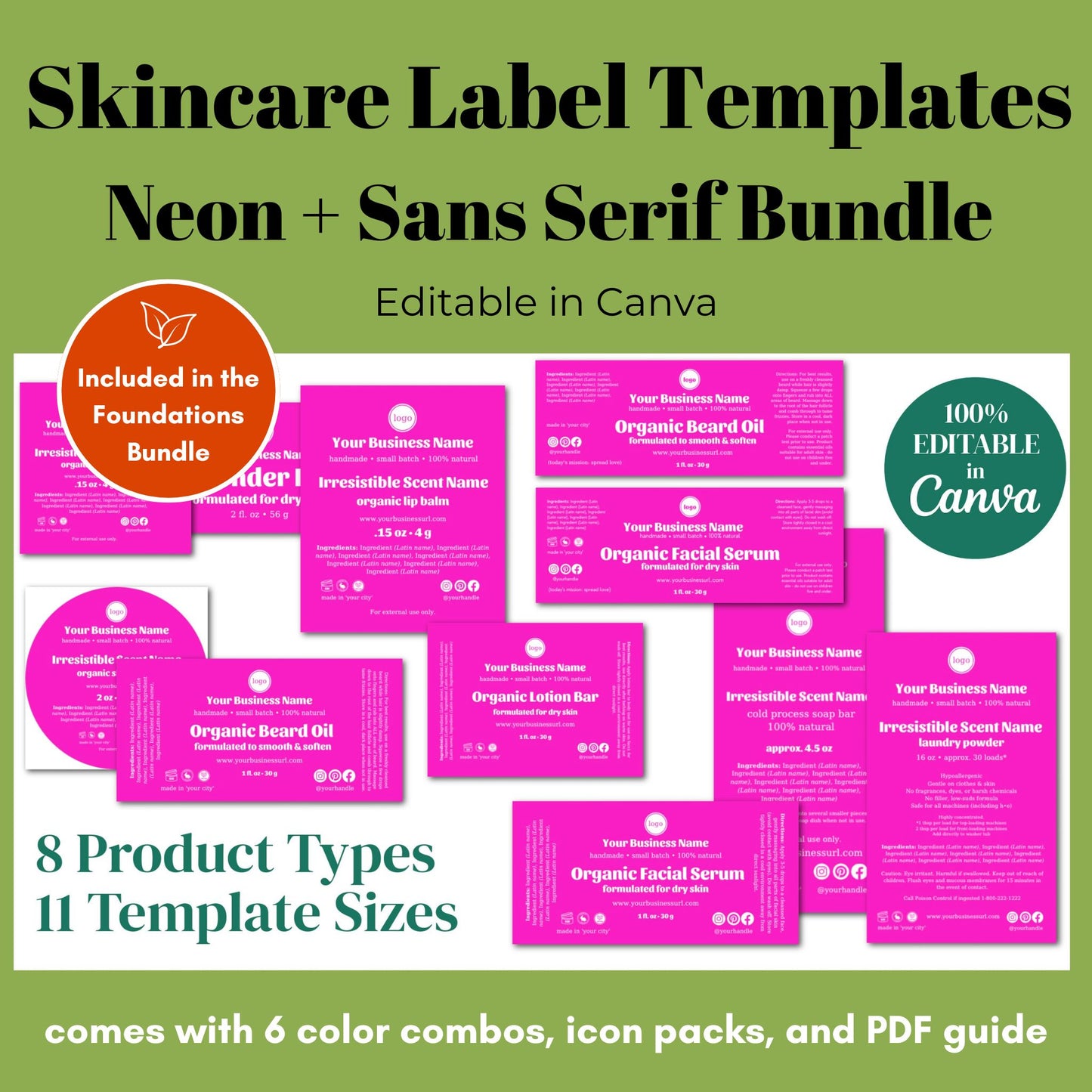 Handmade Skincare Business Foundations Bundle