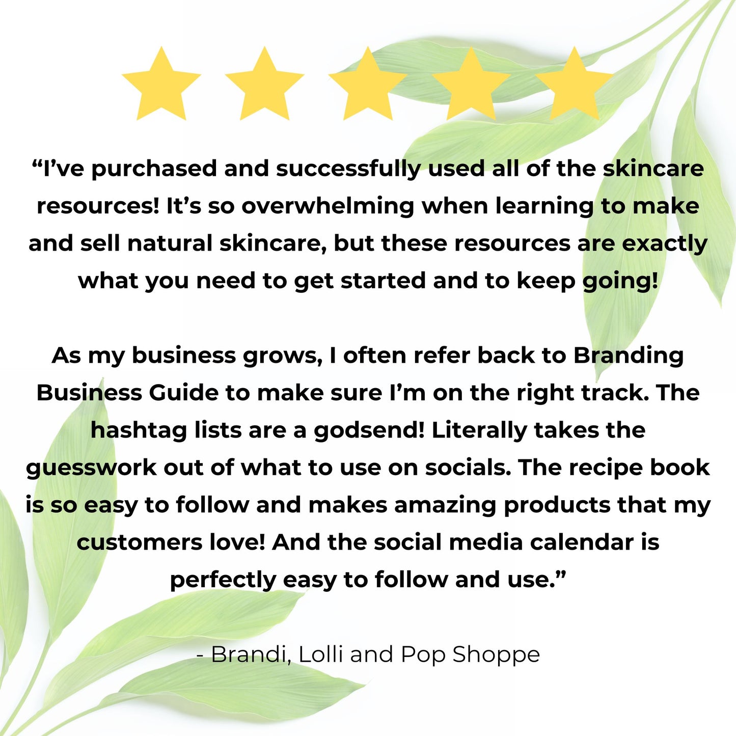 Handmade Skincare Business Foundations Bundle
