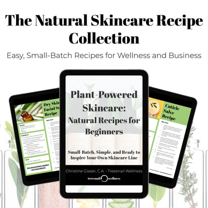 Natural Skincare Recipe Collection (Digital Download)