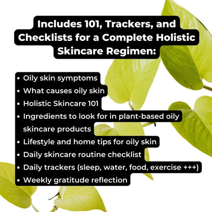 Holistic Skincare Guide for Oily Skin (Printable PDF)