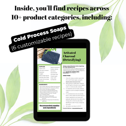 Natural Skincare Recipe Collection (Digital Download)