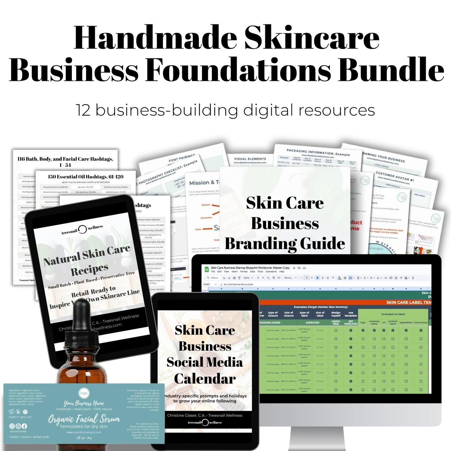 Handmade Skincare Business Foundations Bundle