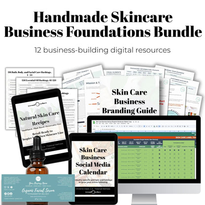 Handmade Skincare Business Foundations Bundle