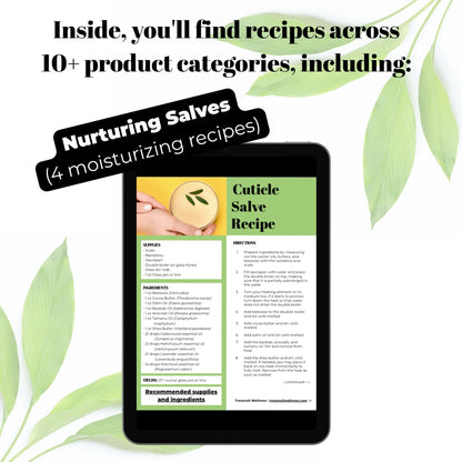 Natural Skincare Recipe Collection (Digital Download)