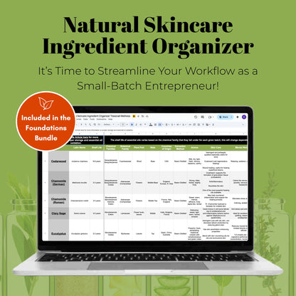 Handmade Skincare Business Foundations Bundle