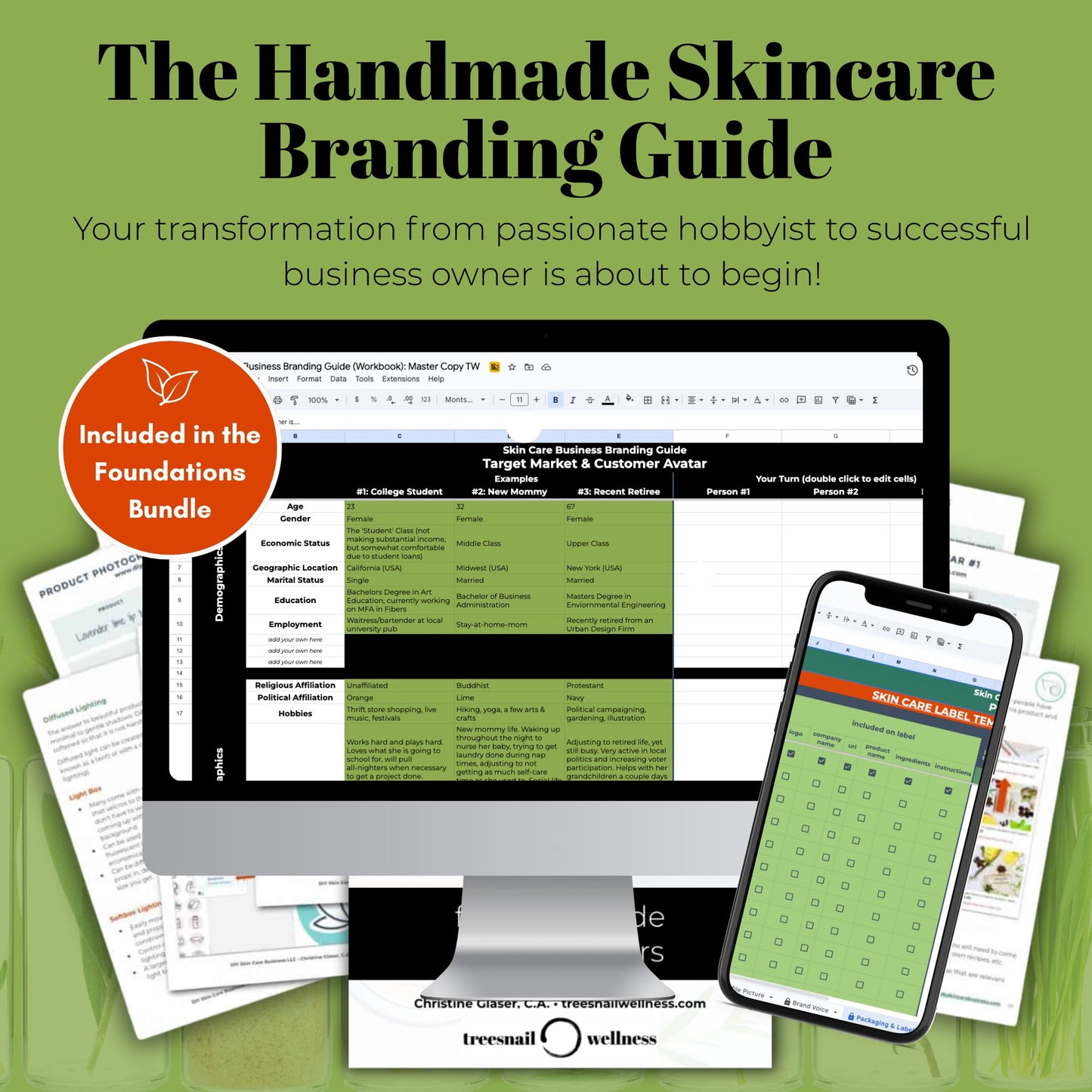 Handmade Skincare Business Foundations Bundle