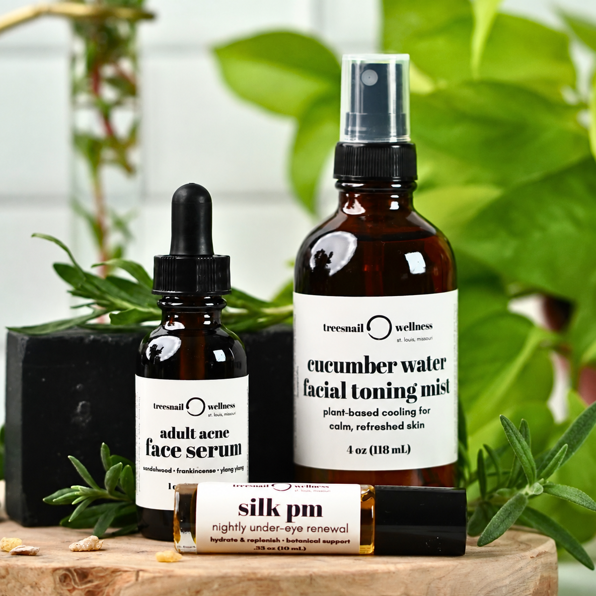 Acne-Prone Skin Natural Skincare Set (4-Step Routine)