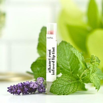 Alkanet Root Infused Lip Tint (Lavender + Peppermint)