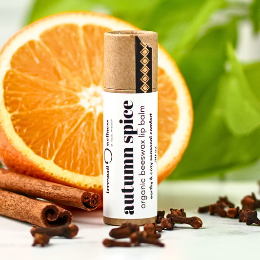 Autumn Spice Organic Lip Balm • Paperboard .30 oz, Limited Edition