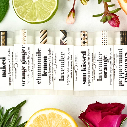 Bulk Natural Lip Balms – Organic Lip Balm Favors (25–100)