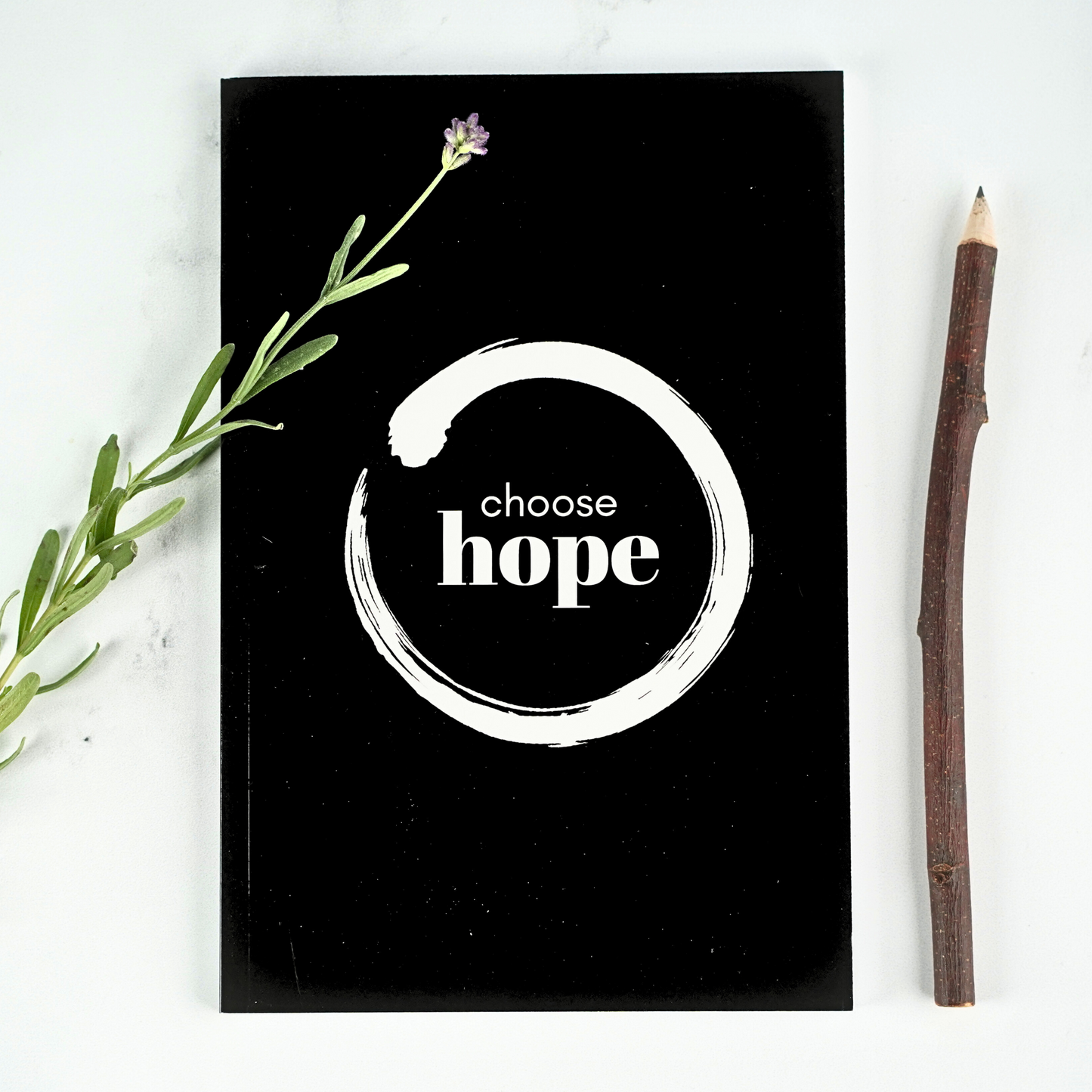 'Choose Hope' Affirmation Notebook (White or Black)