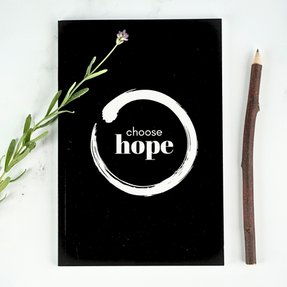 The Choose Hope Affirmation Notebook by Treesnail Wellness