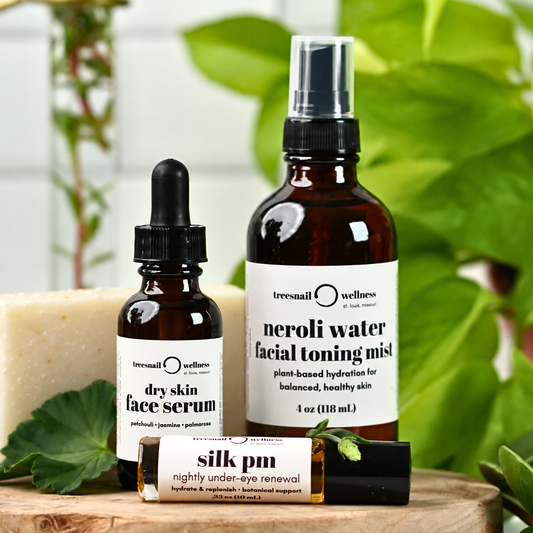 Dry Skin Natural Skincare Bundle (4-Step Routine)