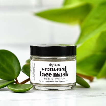 Dry Skin Organic Seaweed Face Mask (Botanicals + Clay Blend)