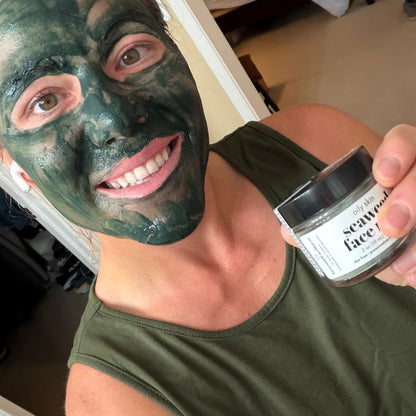 Oily Skin Organic Seaweed Face Mask (Charcoal + Clay Blend)
