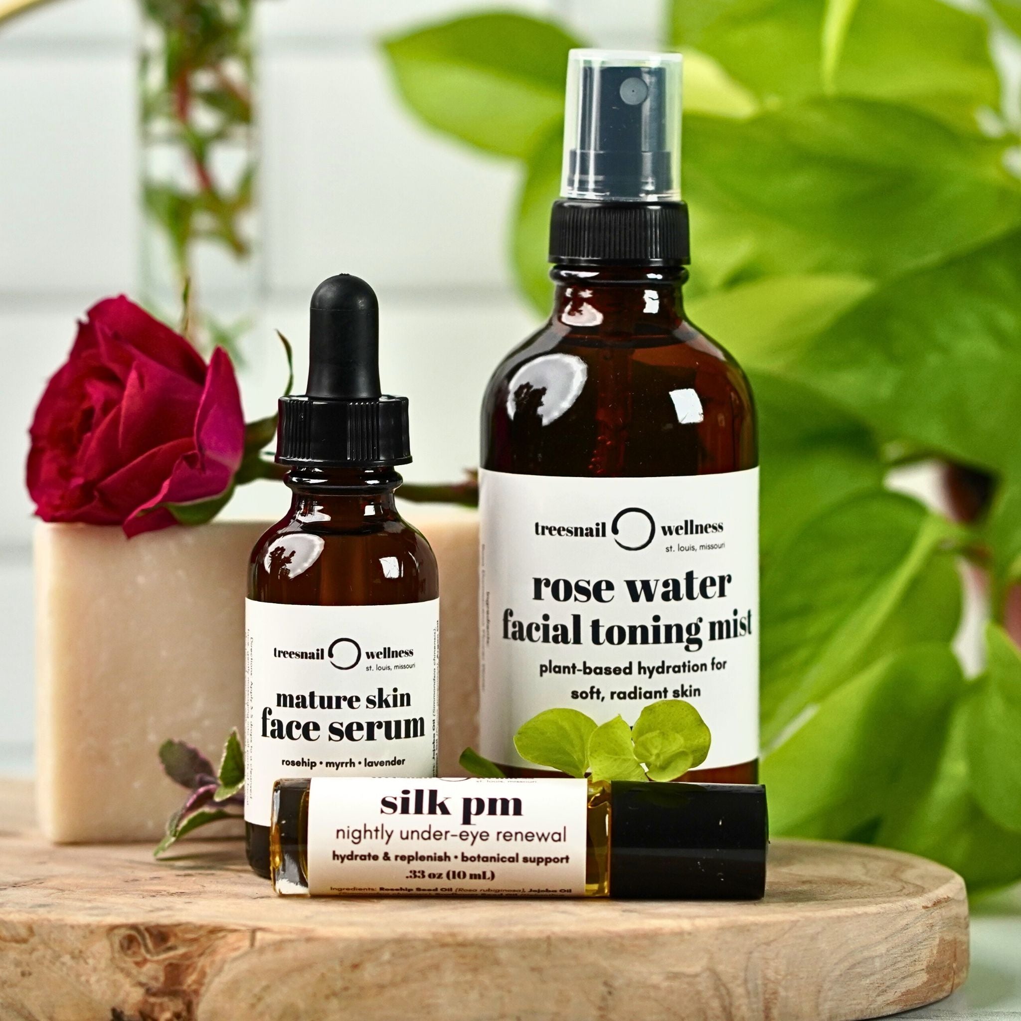 Mature Skin Natural Skincare Bundle by Treesnail Wellness