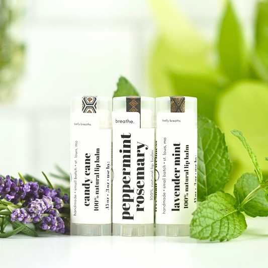 All-Natural Mint Lip Balm Trio