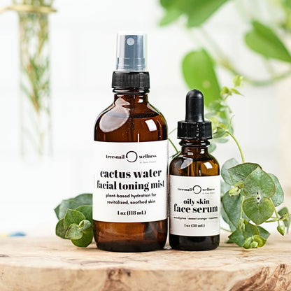 Oily Skin Natural Hydrosol + Face Serum Duo – Balance & Refine