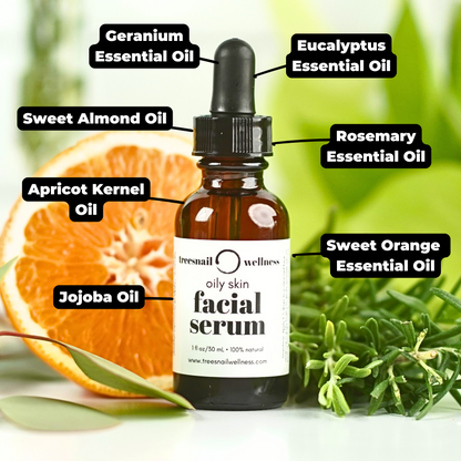 Oily Skin Face Serum (Eucalyptus + Orange)