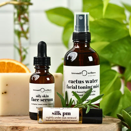Oily Skin Natural Skincare Bundle by Treesnail Wellness