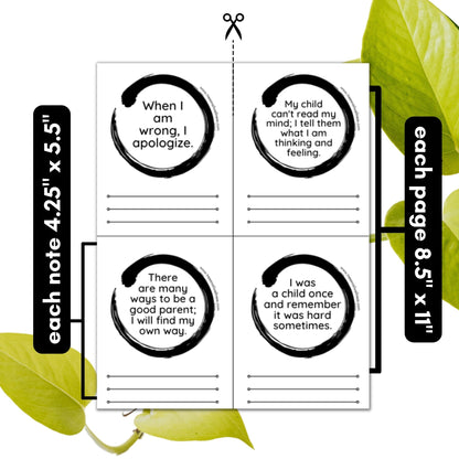 Affirmation Notes for Parents (Printable PDF)