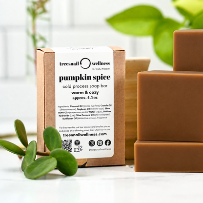 Pumpkin Spice Natural Soap Bar (Seasonal Release)